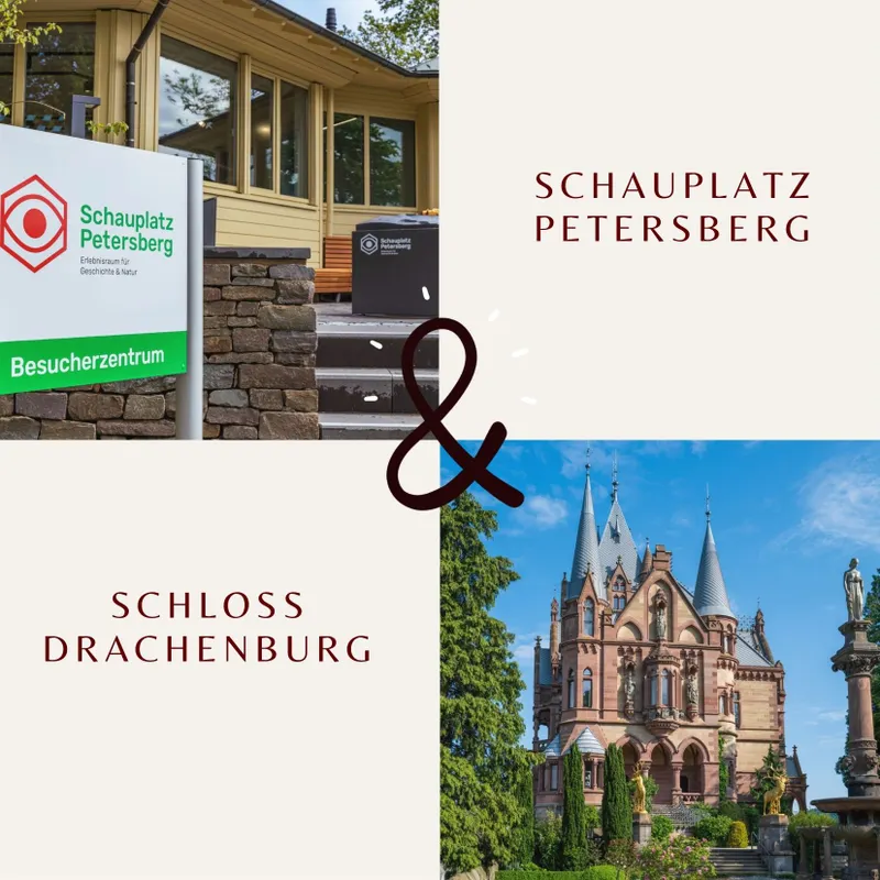Kombined Ticket Schloss Drachenburg and Schauplatz Petersberg adult