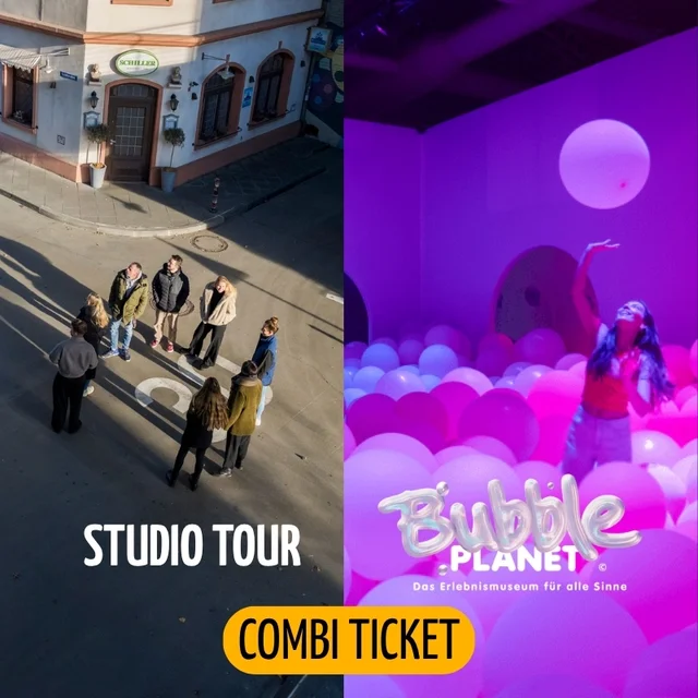 Combi Ticket: Bubble Planet & Studio Tour