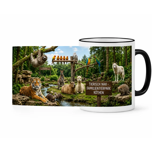 Tierpark Köthen Kaffeetasse - Familientierpark